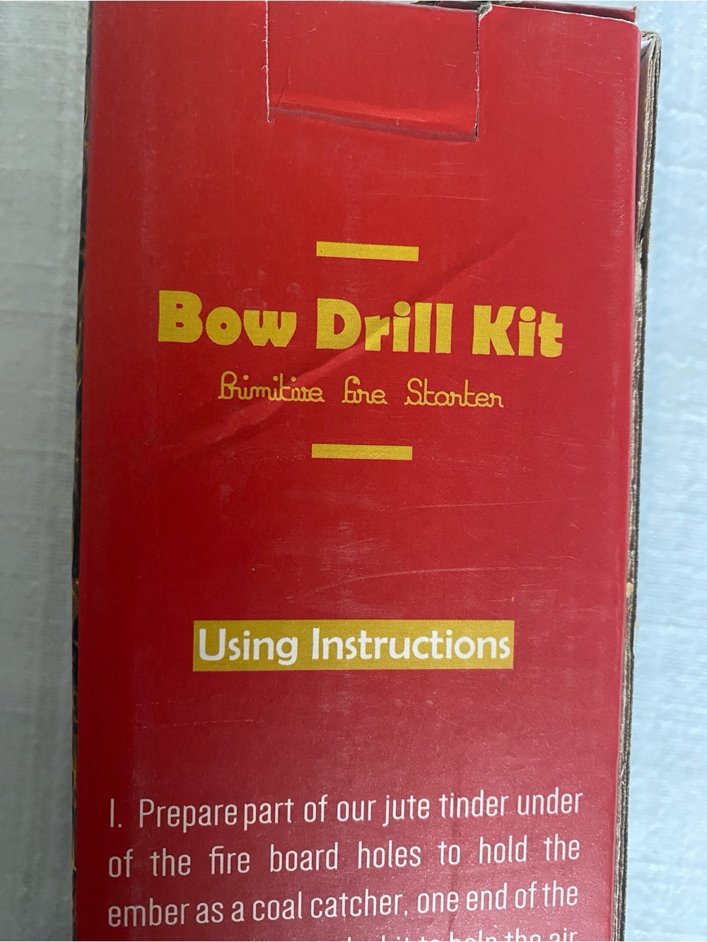 Pskook Bow Drill Kit ... Outward Bound Training - Practice Friction Fire Skills - Picture 3 of 9